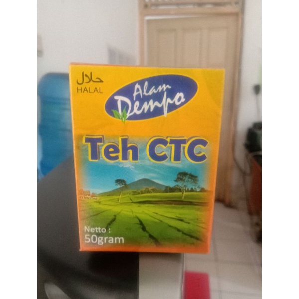 

Teh Hitam Seduh CTC Alam dempo