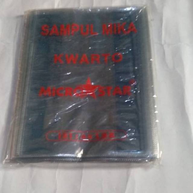 Jual SAMPUL BUKU PLASTIK MIKA UK. KWARTO(PERPAK ISI 10 LBR) Indonesia