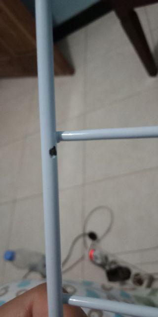 Kesi Putih Keranjang Besi Gantung Tempat Aksesoris Serbaguna Rak Bumbu Dapur Wall Grid Dekorasi