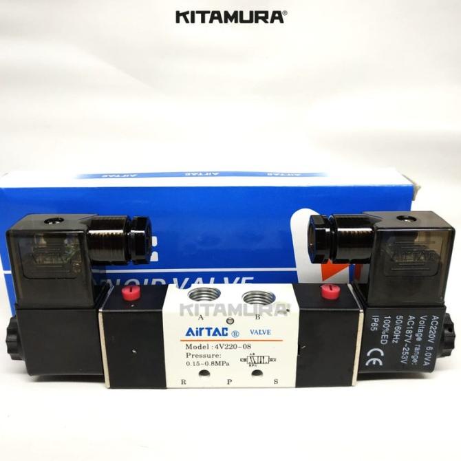 SELENOID VALVE / SOLENOID VALVE AIRTAC 4v220-08 AC 220