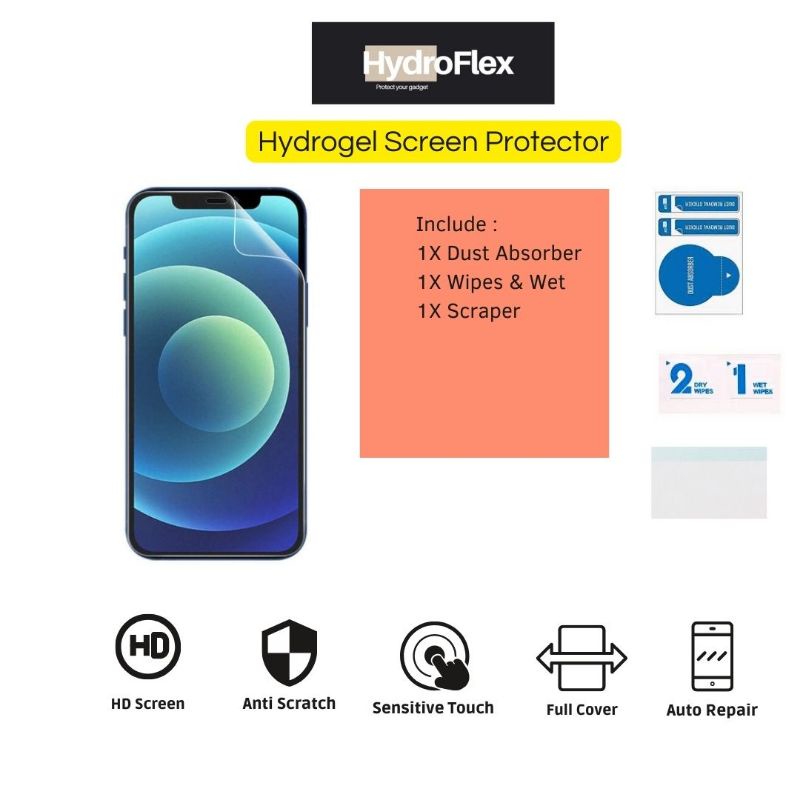 Hydrogel Anti Gores Iphone 15 14 13 12 11 x xs xr Pro plus max