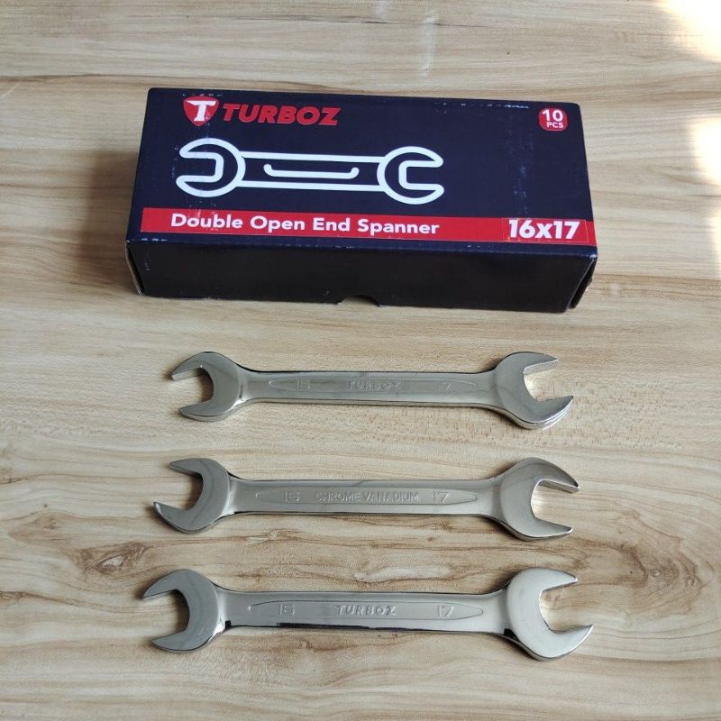 TURBOZ kunci pas 16x17 / double open end spanner 16x17 TURBOZ