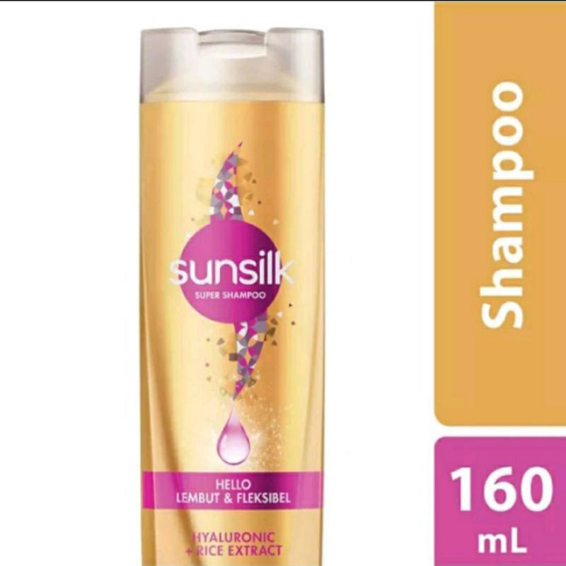 sunsilk super shampo lembut&amp;fleksible 160 ml