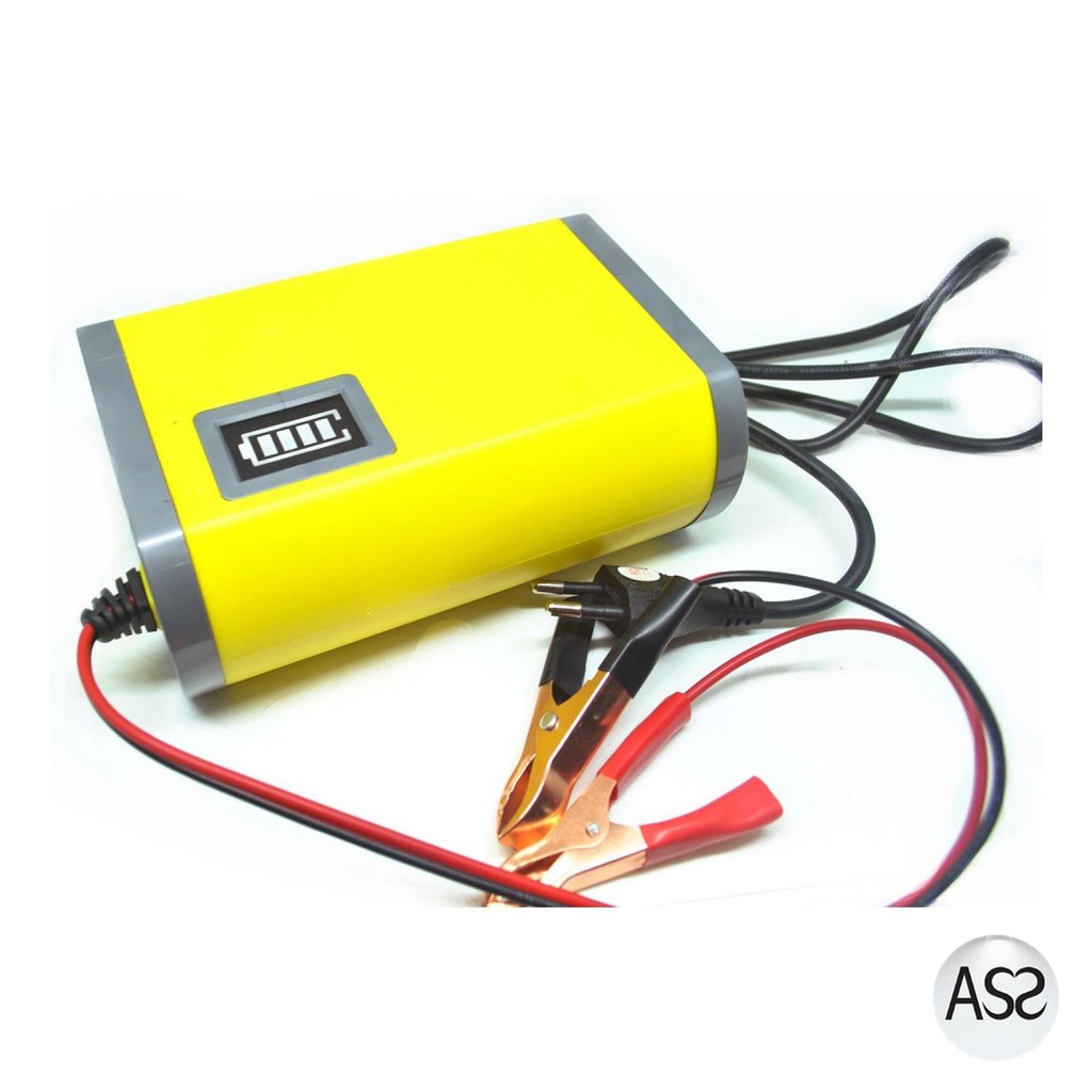 ASS Shop - Taffware Charger Aki Portable Motorcycle Car Battery 6A 12V - FBC1206D