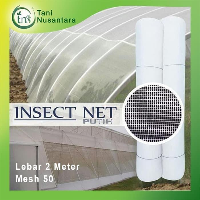 Insect Net Jaring Lebar 2 Meter Mesh 50 Rol
