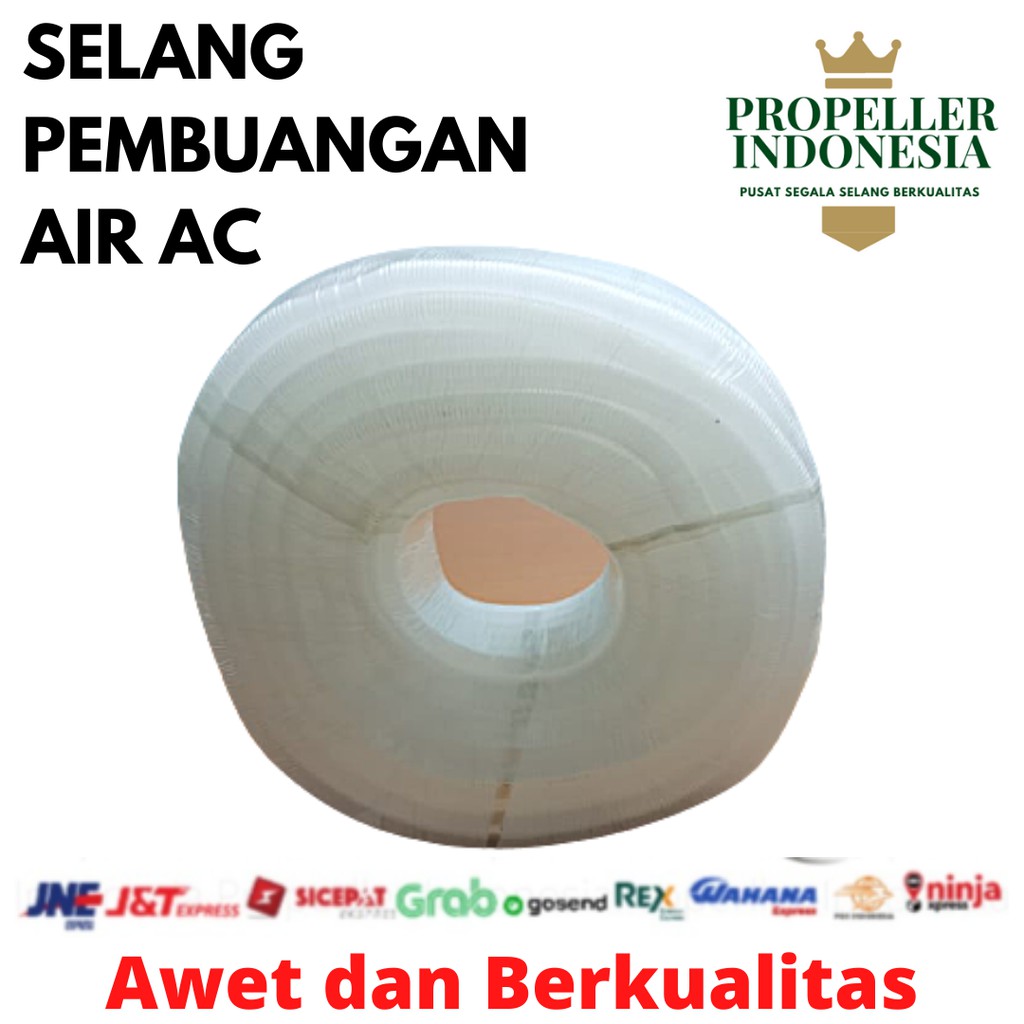 Selang AC PERMETER Selang Pembuangan Air AC Pipa Drain Flexible 5/8&quot;