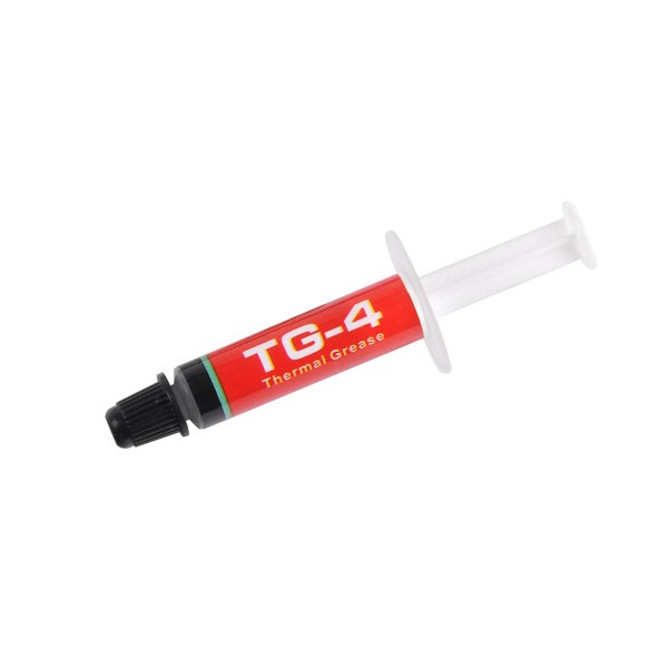 Thermal grease thermaltake 1.5g paste silicone for Gpu vga processor TG-4 - Pasta suntik silikon TG4