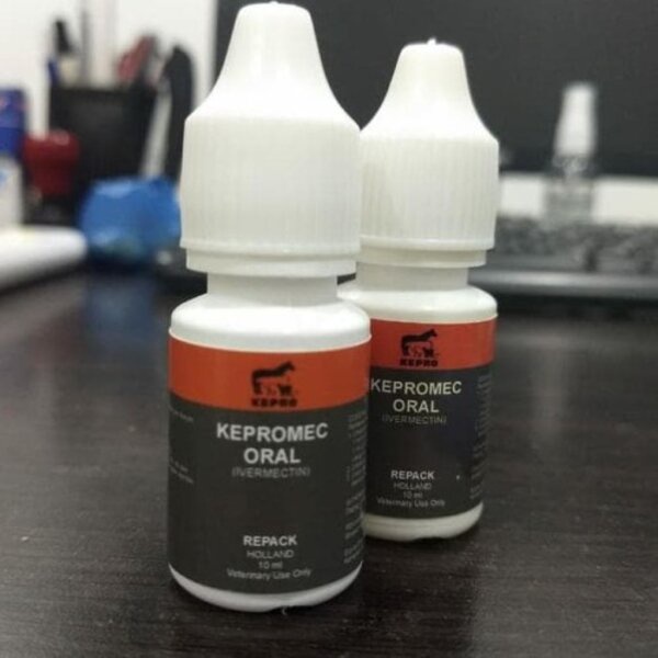 Kepromec Oral 10ml 10 ml Obat Kutu Jamur Scabies Kucing Anjing Kelinci