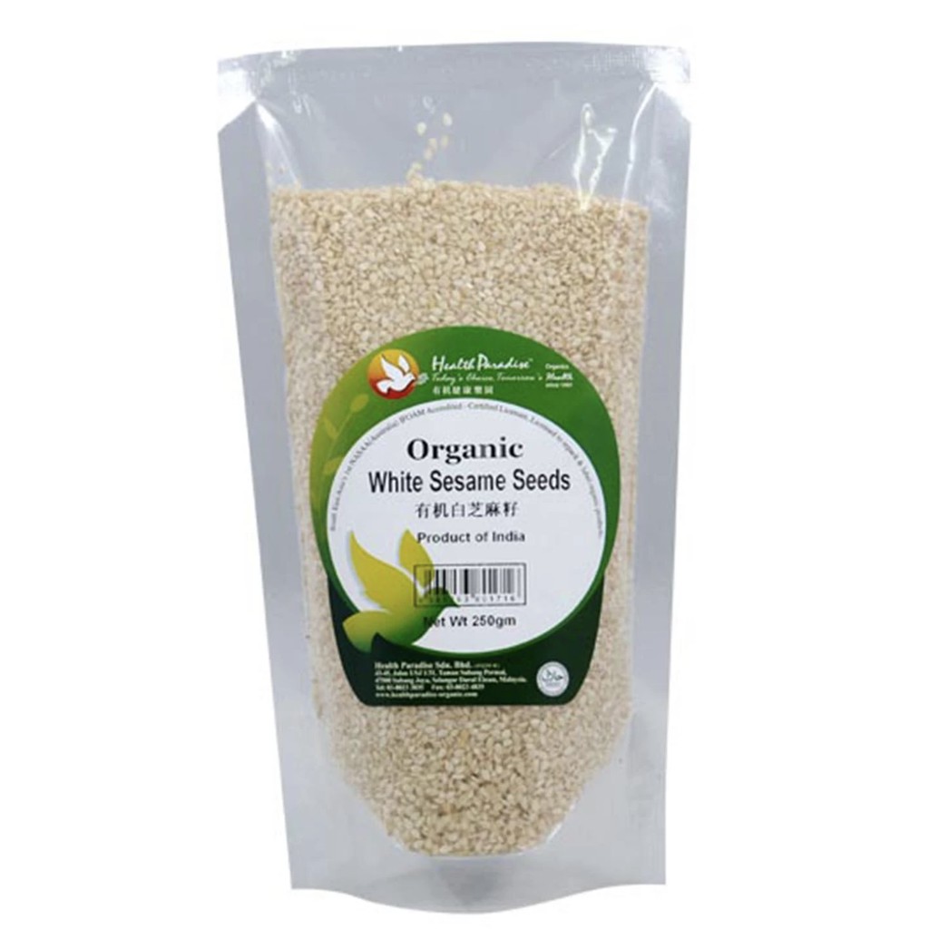 Health Paradise Organic White Sesame Seed 250g