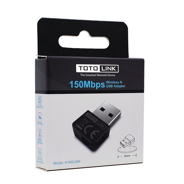 Totolink Wireless N Mini Usb Adapter N160USM Resmi