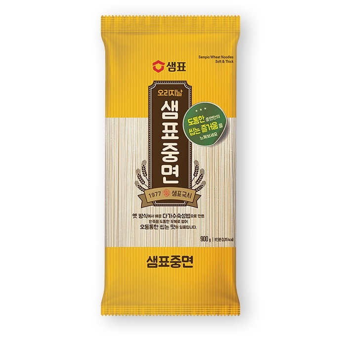 

Sempio Jungmyun Wheat Noodle Soft & Thick - 900g