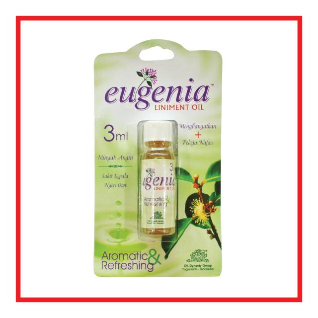 Eugenia Clove Oil Pereda Nyeri Pelega Nafas Kembung Mabuk Perjalanan - 3mL