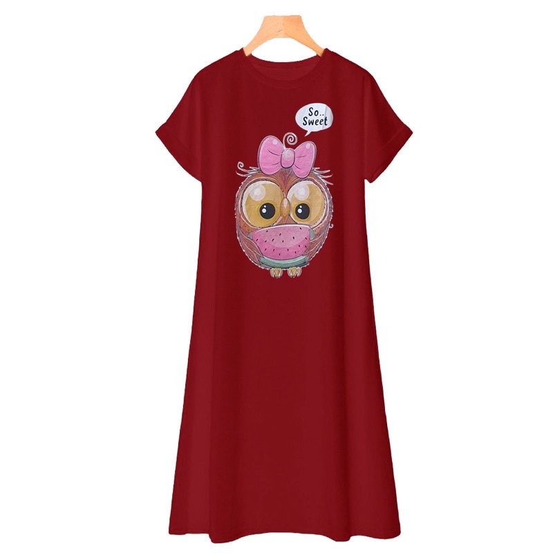 TFS JUMBO DRESS BIRD SO SWEET