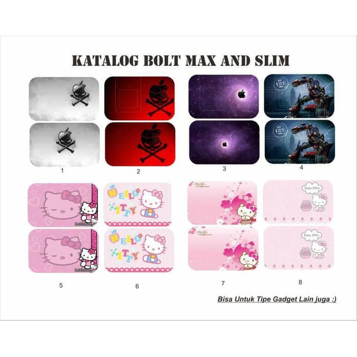 Garskin Bolt Max Bolt Slim Bolt Orion Bolt Vela ,dll