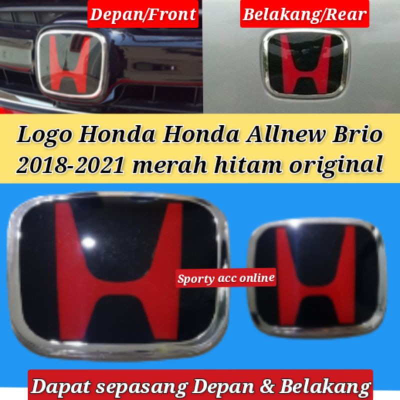 Logo emblem Honda allnew brio original 2018-2022