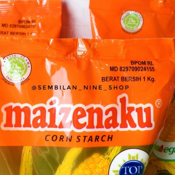 

➥ Maizenaku Corn Starch 1 KG Tepung Maizena Pati Jagung ✩