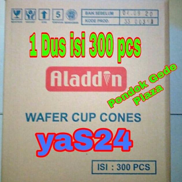 

Wafer Krupuk Cup Cone Ice Cream/Es Krim Aladdin Bukan Softmix Diamond