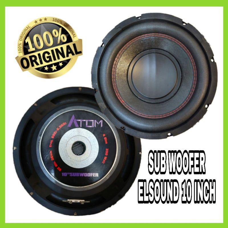 Speaker Elsound ATOM 10 Inch SUBWOOFER Magnet 120 (10MB-003)