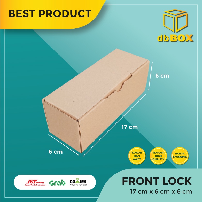 

(10pcs) Kardus Uk. 17x6x6 cm....Die Cut kotak Kue, snack -aksesoris-dll model box pizza