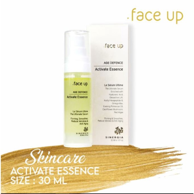 ☘️Yuri Kosmetik☘️ FACE UP AGE DEFENCE ACTIVATE ESSENCE LE SERUM ULTIME 30ML BY SINERGIA