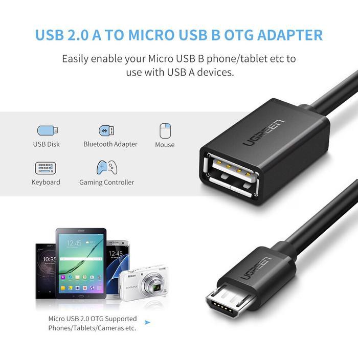 Ugreen OTG USB Female to Micro USB Male SKU 10396