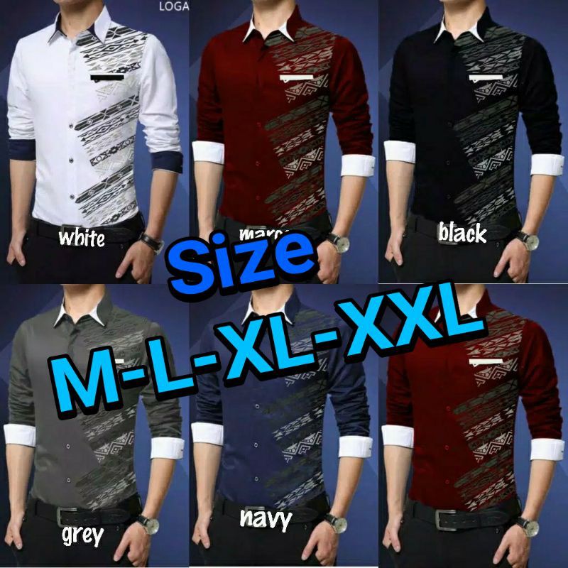 TERBARU | Kemeja pria vicky