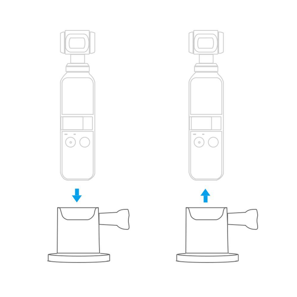 POPULAR Populer Base Mount Selfie Stick Aksesoris Konektor Support Untuk DJI OSMO Pocket