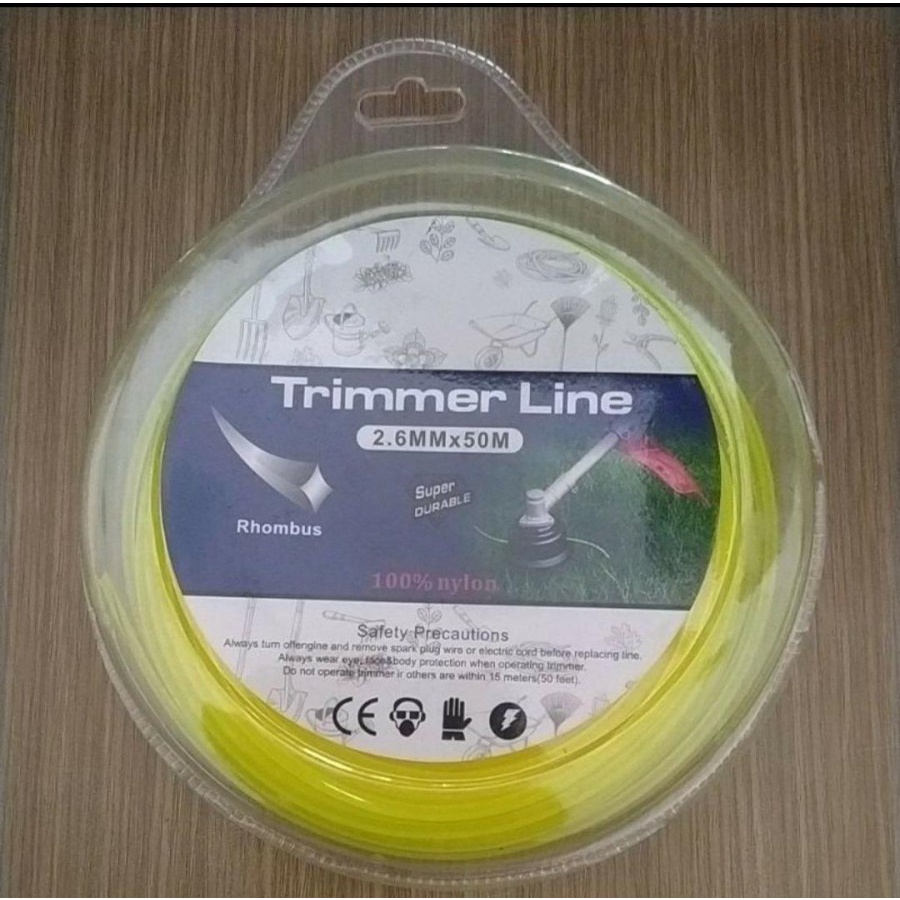 Trimmer Line Senar Potong Rumput 50M