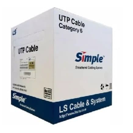 LS UTP cat 6 305Mtr Grey / abu abu / LS Cable UTP cat6 / LS Kabel Cat6