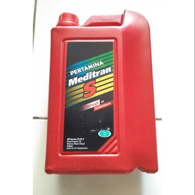 Oli Pertamina Meditran S SAE 40 ( Diesel ) 5LITER