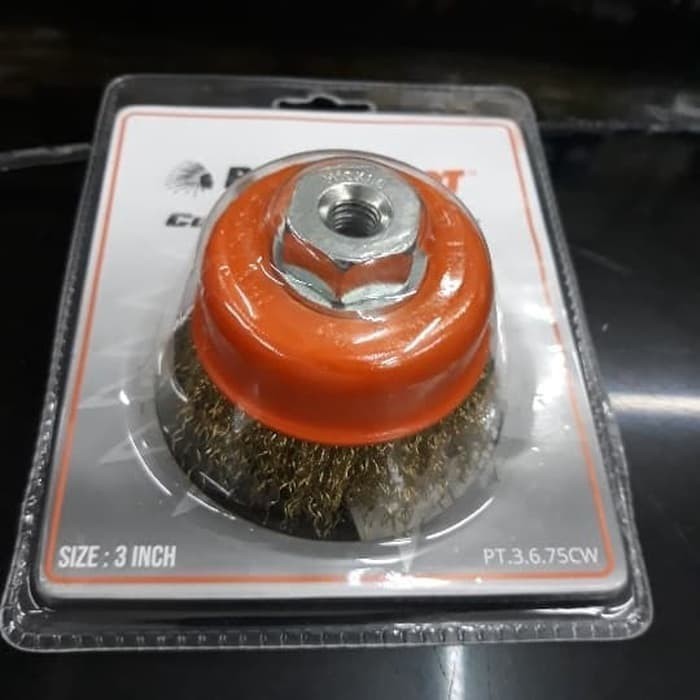 Sikat Kawat Kepang SIkat Mangkok Blackfood 3&quot; Cup Brush Twisted 3 inch