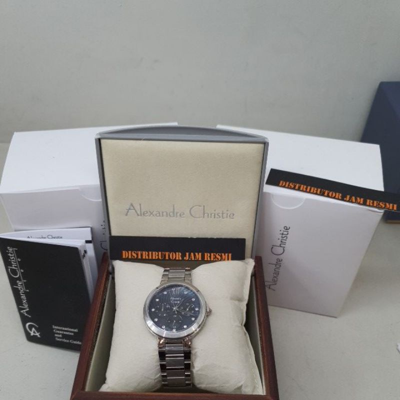 Jam Tangan Wanita Alexandre Christie AC2766BF AC 2766 BF AC2766 BF AC 2766BF Silver Stainless