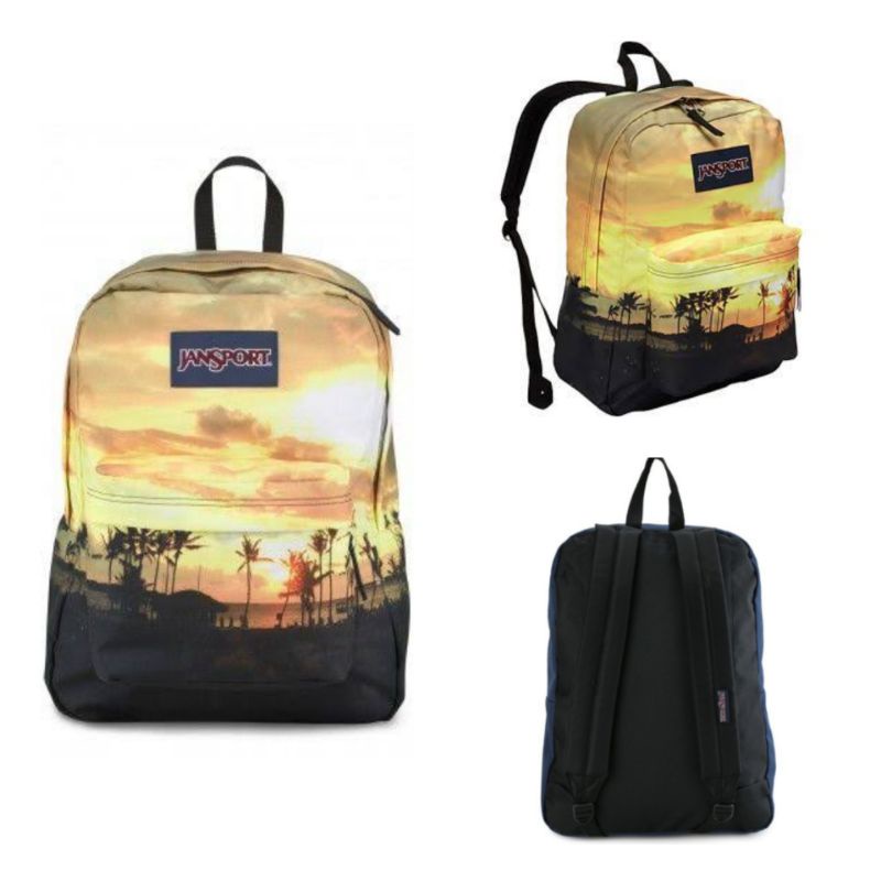 Preloved Jansport Pemandangan Lanscape Tropical Sunset