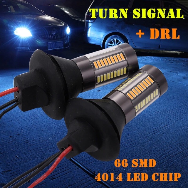 Lampu Sein Mobil Lampu Sign Plus Lampu Senja BAU15S 66 SMD Bayonet 1 Kaki B-Y R135