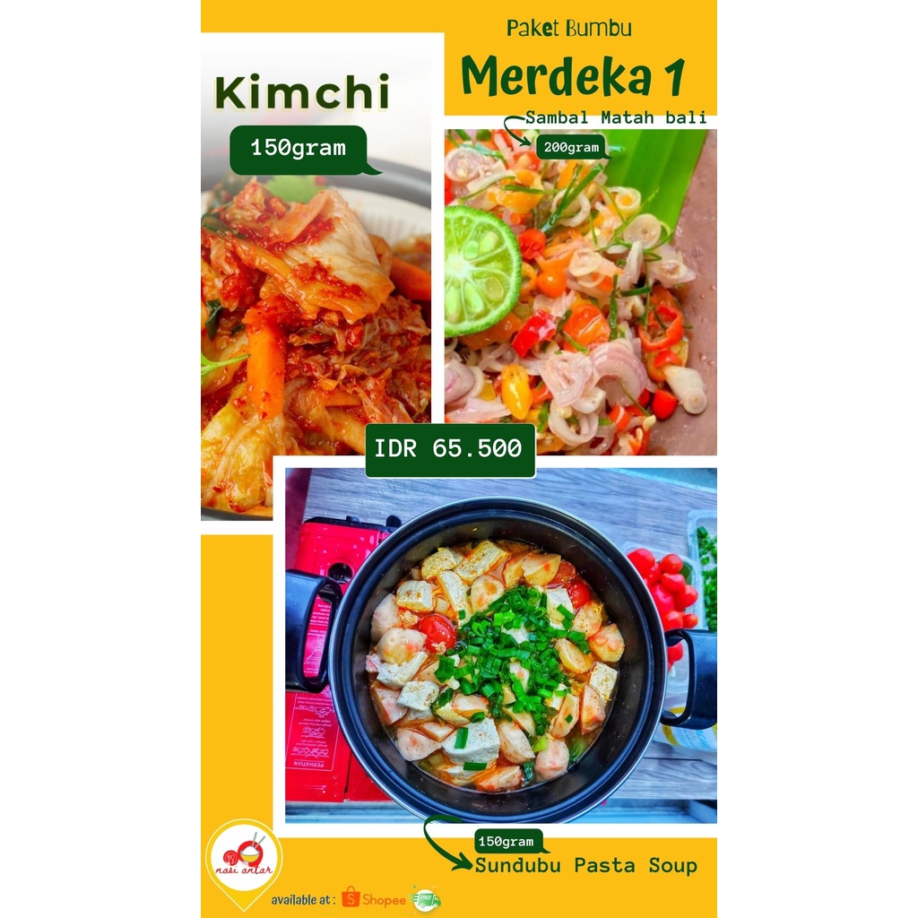 

PAKET BUNDLING BUMBU MERDEKA 1 kemasan sachets 150gram