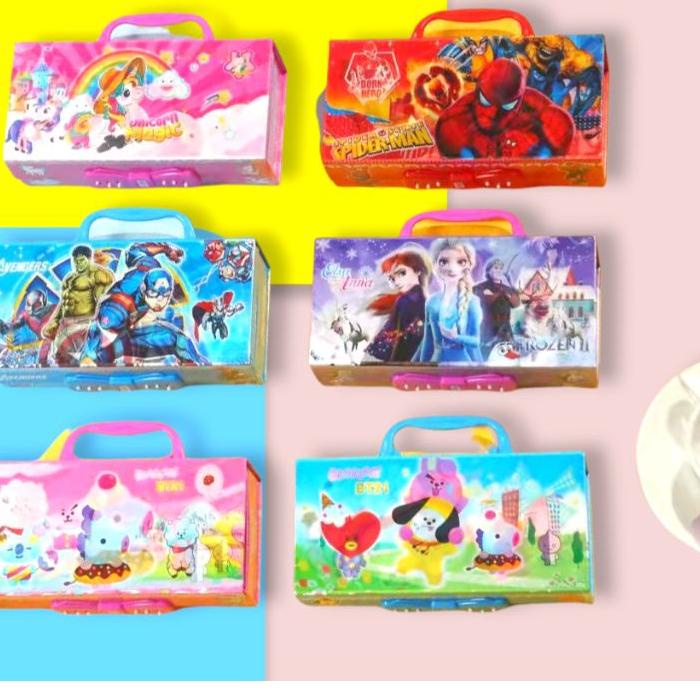 

9.9 FLASH SALE KOTAK PENSIL 3D KODE 3 SUSUN ADA CERMIN MOTIF KARAKTER ANAK grosir