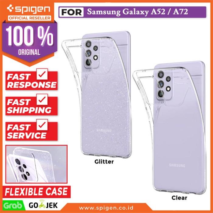 Case Samsung Galaxy A52 / A72 Spigen Liquid Crystal Tpu Clear Casing