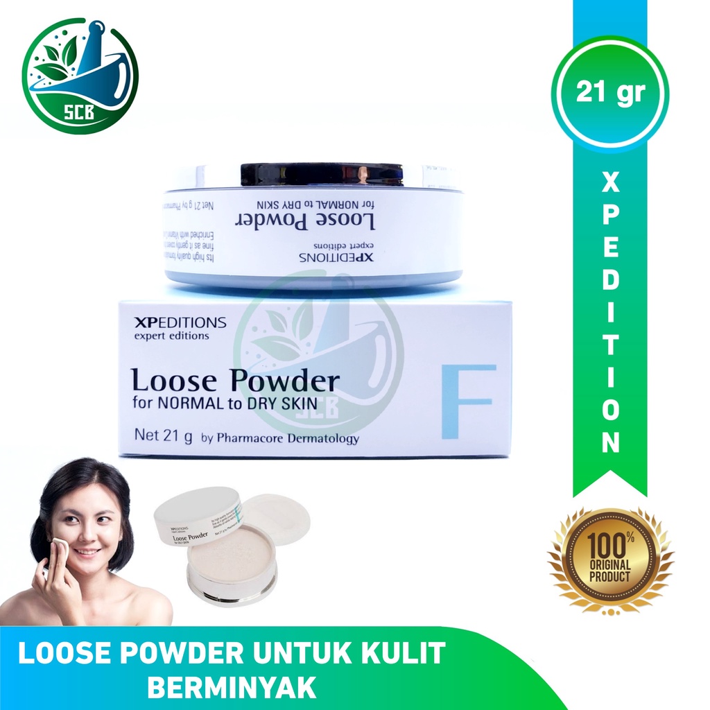 Derma XP Loose powder for Normal to Dry skin 21gr
