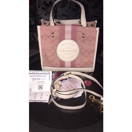 preloved coach dempsey tote