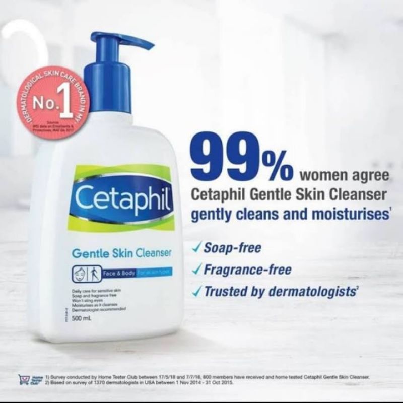 CETAPHIL/Sabun Pencuci Muka untuk kulit sensitif dan kulit kering