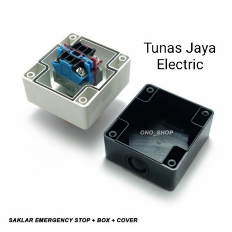 Emergency Push Button + Box + Protection Cover