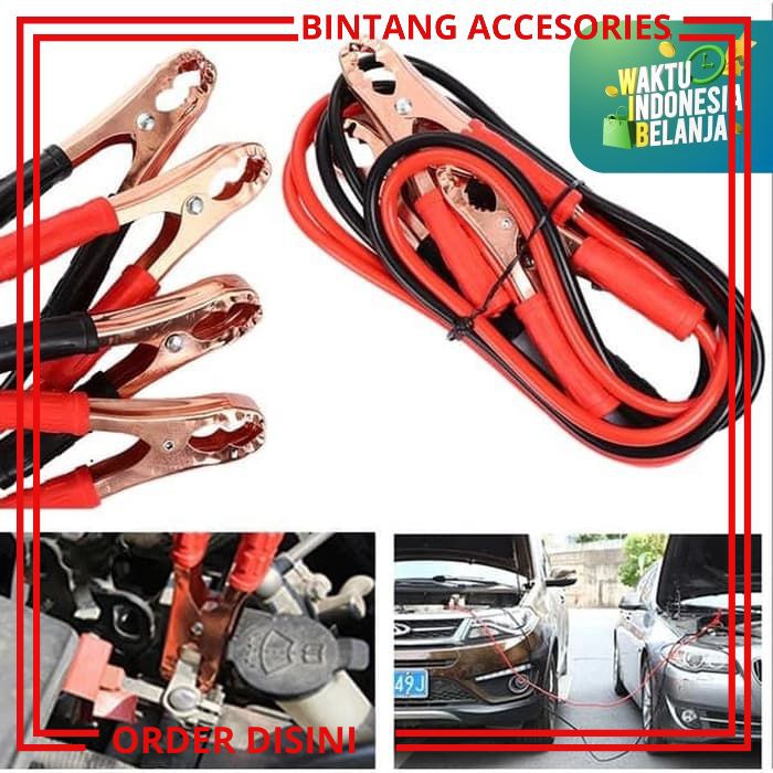 W187 KABEL JUMPER KABEL STARTER PERLENGKAPAN MOBIL KABEL JUMPER AKI MOBIL KABEL AKI AKSESORIS MOBIL