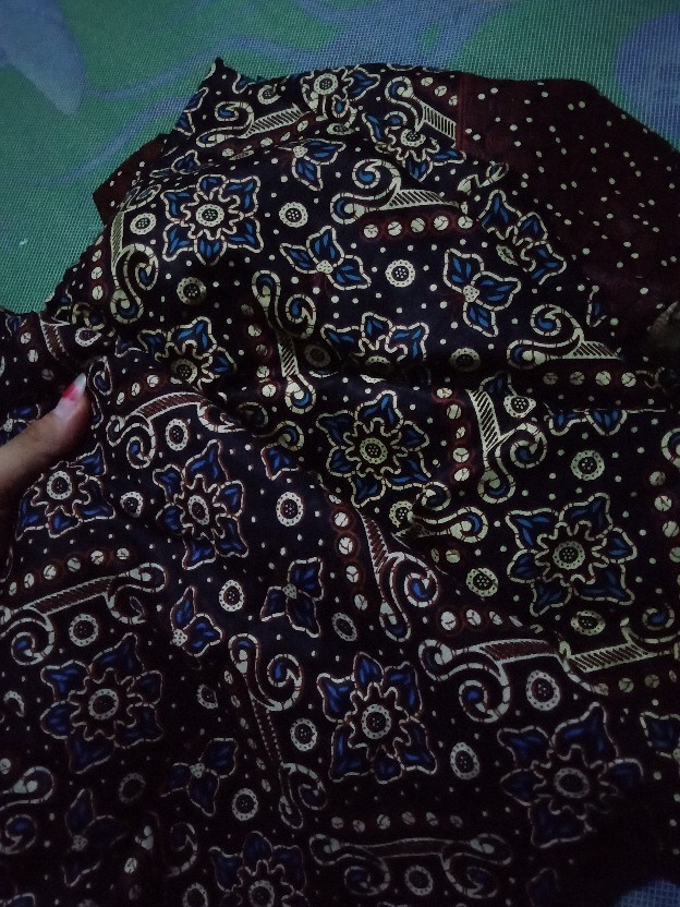 Batik Couple Keluarga Sania Ruffle Ori Ndoro Jowi Dnt Motif Mataram Sogan