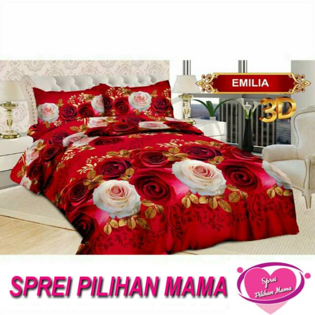 SPREI BONITA MOTIF EMILIA 3D ( 180X200 - 160X200 )