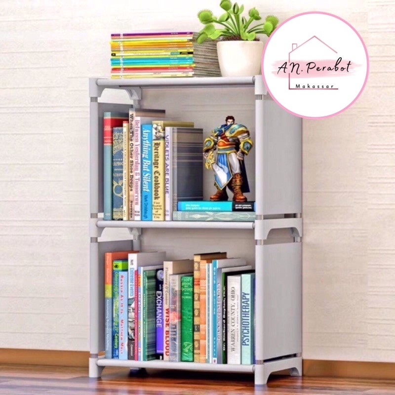Rak Serbaguna Kain Rak Buku Portable / Rak Buku / Rak Serbaguna