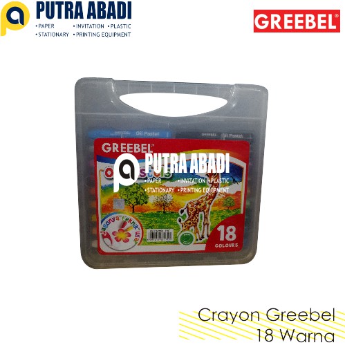 

Crayon Greebel 18 Warna Oil Pastels 18C