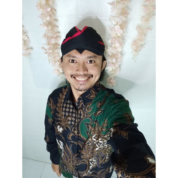 SETYO LUHUR RAHAYU KEMEJA BATIK PRIA SOLO LENGAN PANJANG PENDEK LAPIS FURING ATASAN PREMIUM MODERN