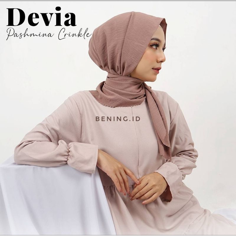 DEVIA PASHMINA CRINKLE | PASHMINA CRINKLE | HIJAB PASHMINA | HIJAB CRINKLE