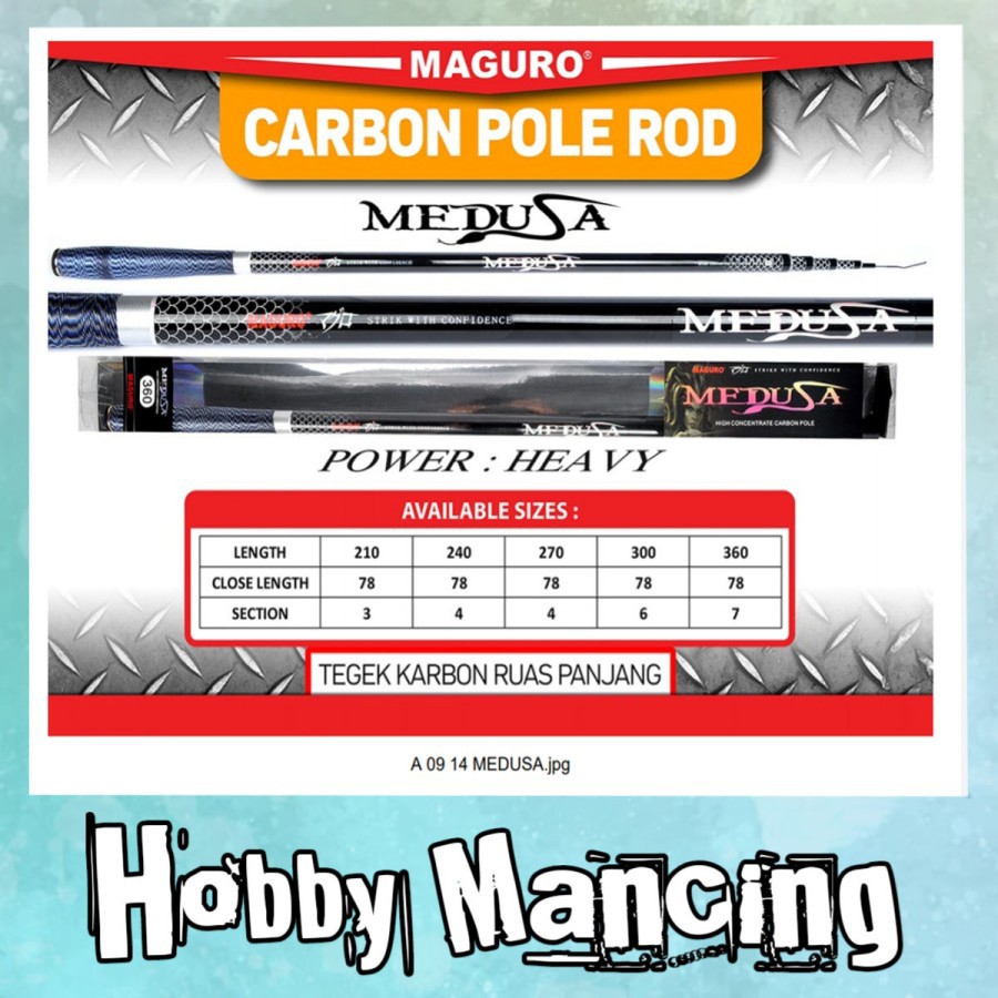 Joran Tegek Maguro MEDUSA | Heavy Pole |