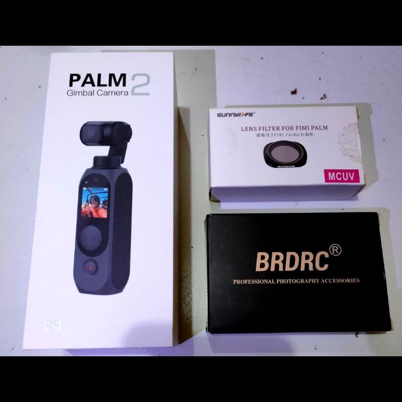 FIMI PALM 2 Bonus MCUV LENS FILTER + 2 sets Tempered Glass SCREEN and LENS PROTECTOR